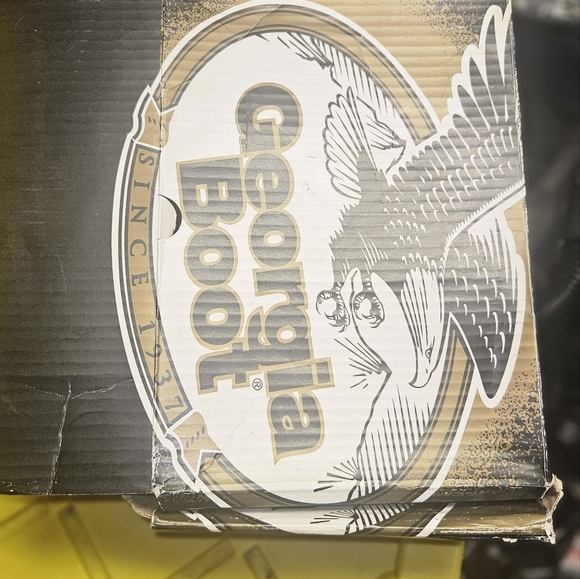 Genuine Georgia Boot Leather Non Slip Work Boot Sz. 10 - Picture 6 of 6